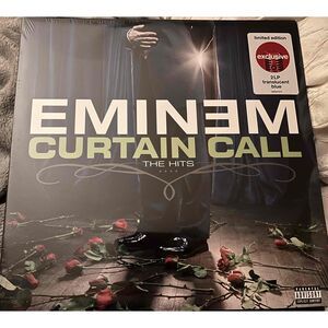 Eminem Translucent Blue Exclusive 2LP Hip-Hop Vinyl Record New